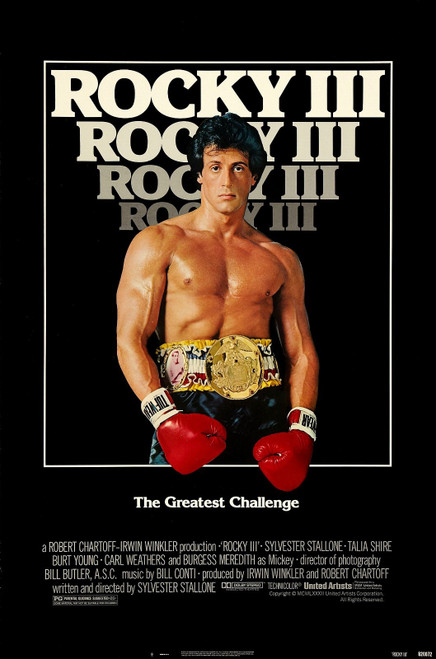 Rocky III (1982)_1 Poster Canvas Movie Film Print A0 A1 A2 A3 A4 A5 A6 Art Wall