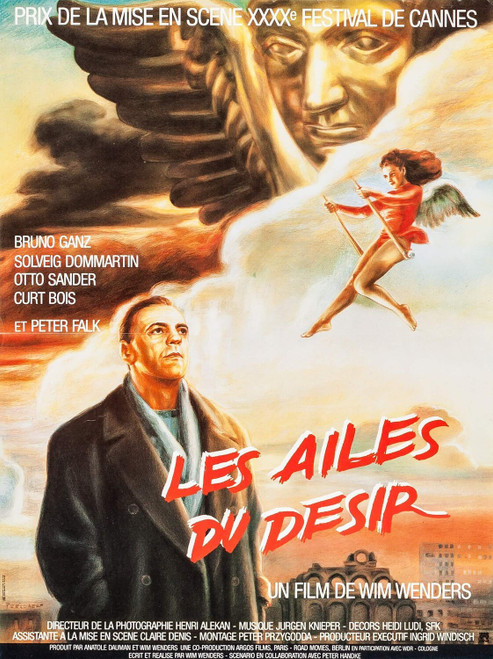 Wings of Desire (1988)_4 Poster Canvas Movie Film Print A0 A1 A2 A3 A4 A5 A6 Art