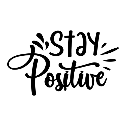 Stay Positive Poster Canvas Movie Film Print A0 A1 A2 A3 A4 A5 A6 Art Wall Decor