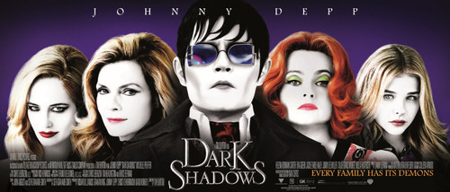 Dark Shadows (2012)_20 Movie Film Poster Canvas iconic design
