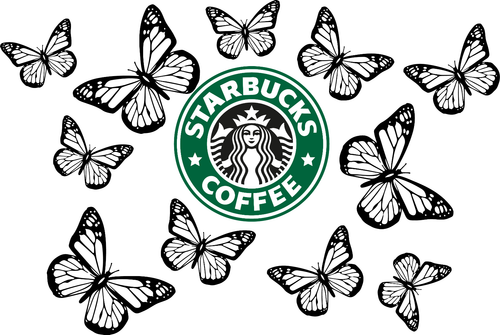 butterfly4-coffe-34-24OZ Poster Canvas Movie Film Print A0 A1 A2 A3 A4 A5 A6 Art