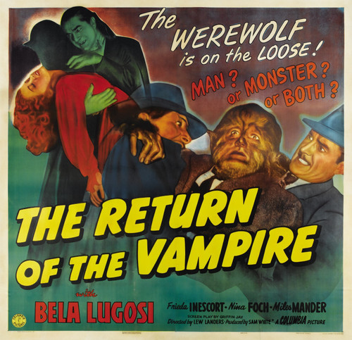 Return Of Vampire 1944 02 Poster Canvas Movie Film Print A0 A1 A2 A3 A4 A5 A6 Ar