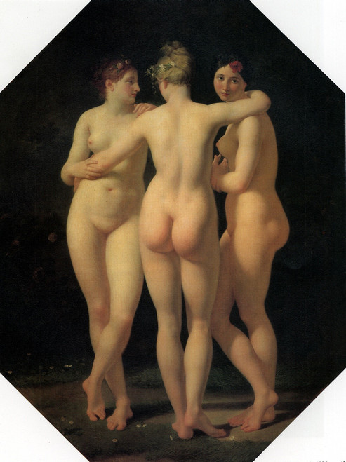 Louvre Art Gallery - Paintings gallery - 779 Poster Canvas Print Art Painting De