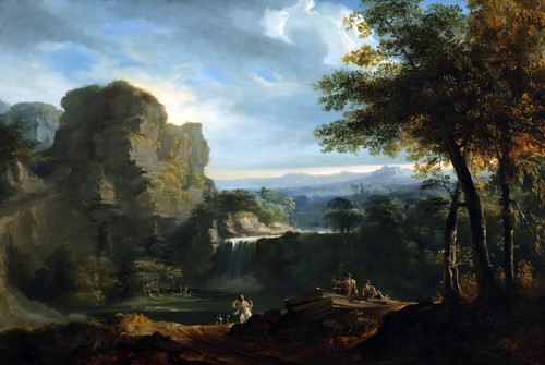 John Martin - Arcadian Landscape Poster Canvas Movie Film Print A0 A1 A2 A3 A4 A