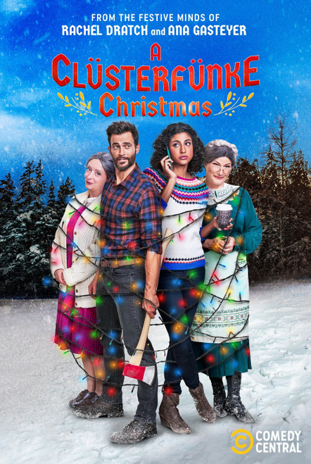 A Clüsterfünke Christmas Poster Canvas Movie Film Print A0 A1 A2 A3 A4 A5 A6 Art