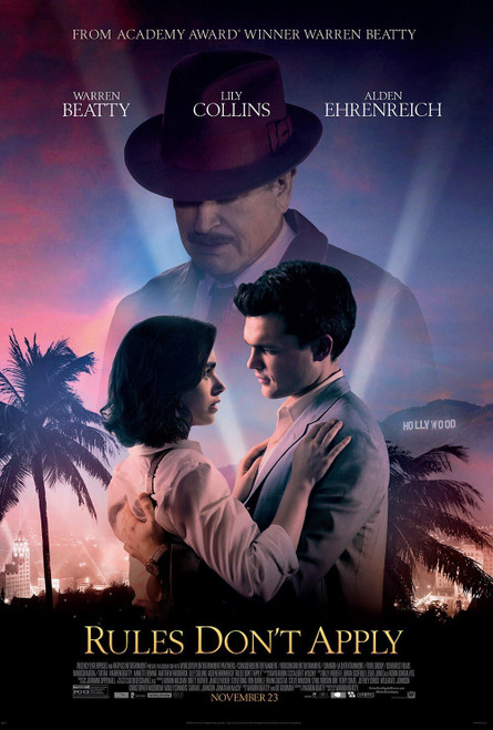 Rules Don_t Apply (2016)_2 Poster Canvas Movie Film Print A0 A1 A2 A3 A4 A5 A6 A