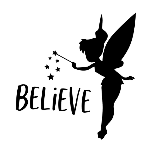 Believe Tinkerbell Poster Canvas Movie Film Print A0 A1 A2 A3 A4 A5 A6 Art Wall