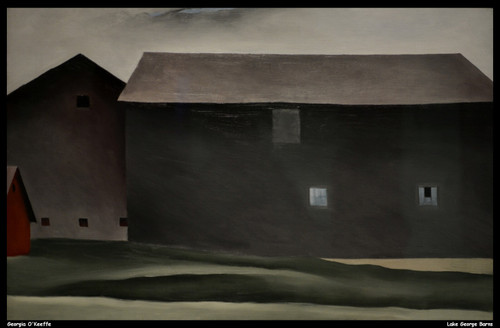 georgia-okeeffe---lake-george-barns--jpb_15541026106_o(1) Poster Canvas Movie Fi