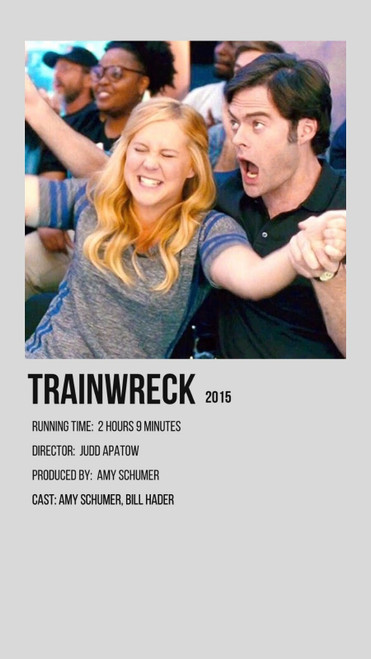 TRAINWRECK (2015) 4 Poster Canvas Movie Film Print A0 A1 A2 A3 A4 A5 A6 Art Wall