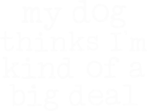 0013 DogBigDeal wht Poster Canvas Movie Film Print A0 A1 A2 A3 A4 A5 A6 Art Wall