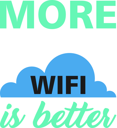 More Wifi is Better Poster Canvas Movie Film Print A0 A1 A2 A3 A4 A5 A6 Art Wall