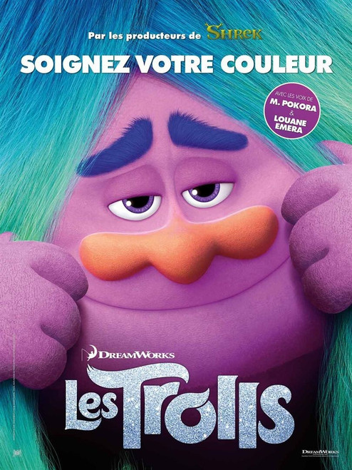 Trolls (2016)_12 Poster Canvas Movie Film Print A0 A1 A2 A3 A4 A5 A6 Art Wall De