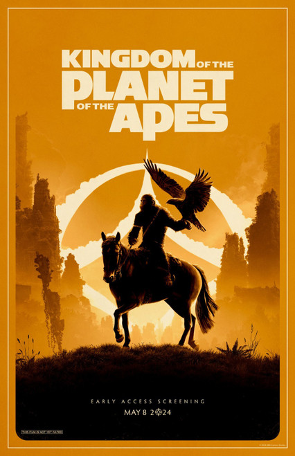 Kingdom of the Planet of the Apes (2024)_9 Poster Canvas Movie Film Print A0 A1