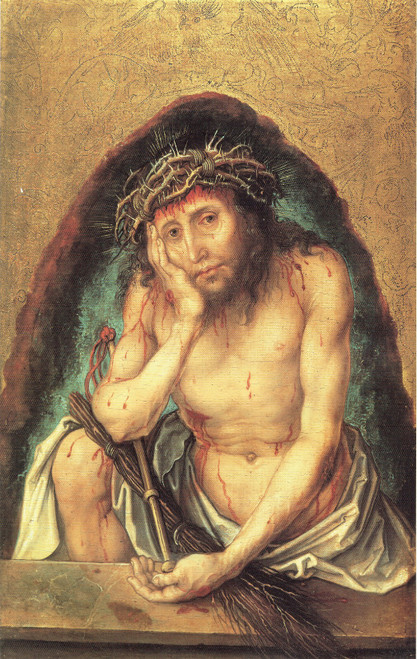 Durer- Christ as the Man of Sorrows- 1493 Poster Canvas Movie Film Print A0 A1 A