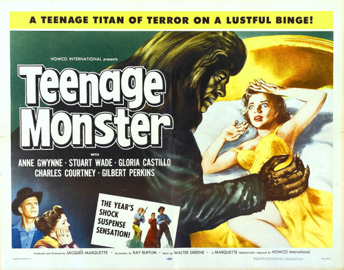 Teenage Monster 02 Poster Canvas Movie Film Print A0 A1 A2 A3 A4 A5 A6 Art Wall