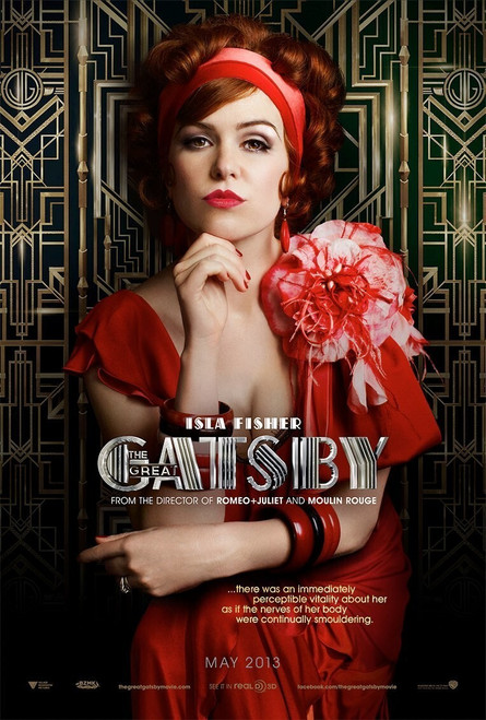 The Great Gatsby (2013)_1 Poster Canvas Movie Film Print A0 A1 A2 A3 A4 A5 A6 Ar