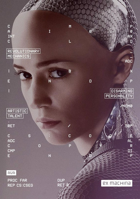 ex machina 6 Poster Canvas Movie Film Print A0 A1 A2 A3 A4 A5 A6 Art Wall Decora