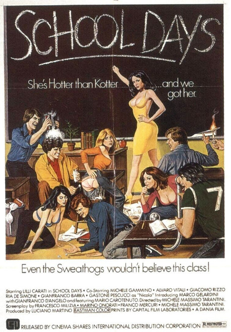 School Days (1977)_0 Poster Canvas Movie Film Print A0 A1 A2 A3 A4 A5 A6 Art Wal