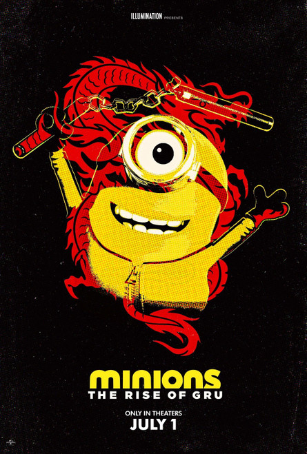 Minions_ The Rise of Gru (2022)_35 Poster Canvas Movie Film Print A0 A1 A2 A3 A4