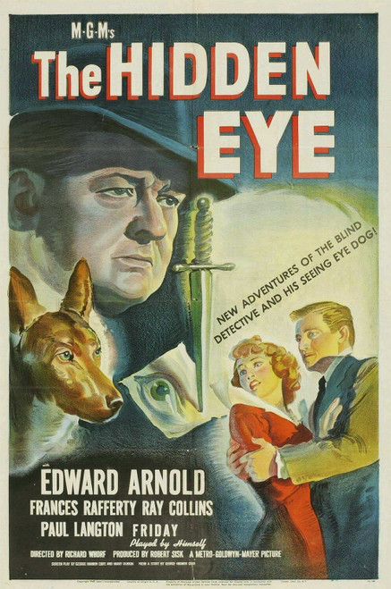 The Hidden Eye (1945)_0 Poster Canvas Movie Film Print A0 A1 A2 A3 A4 A5 A6 Art
