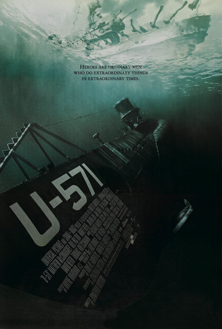 U-571 (2000)_2 Poster Canvas Movie Film Print A0 A1 A2 A3 A4 A5 A6 Art Wall Deco
