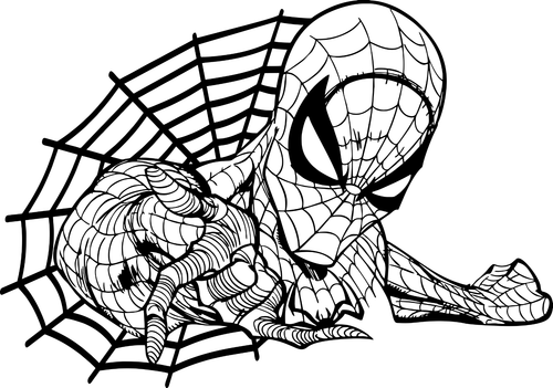 Spideman black & white10 (2) Poster Canvas Movie Film Print A0 A1 A2 A3 A4 A5 A6