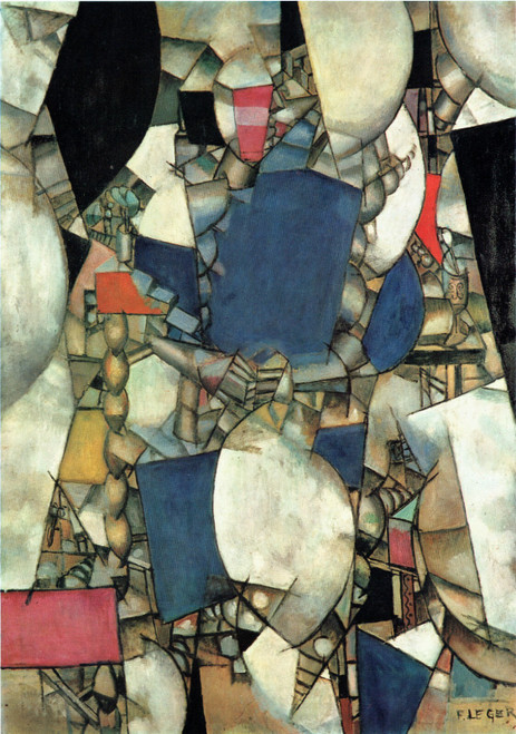 Fernand Leger - Woman in blue Poster Canvas Movie Film Print A0 A1 A2 A3 A4 A5 A