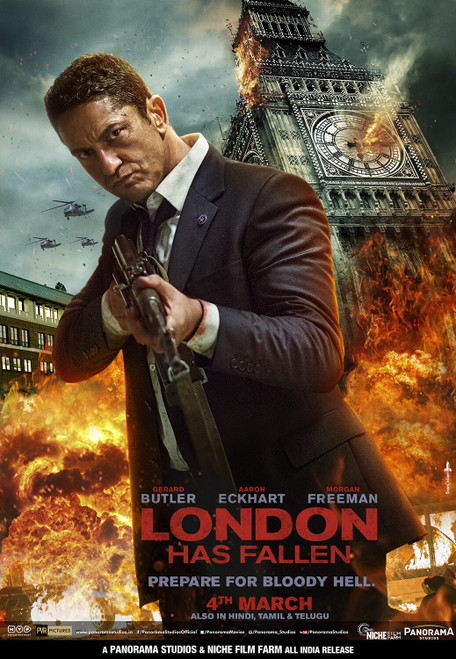London Has Fallen (2016)_10 Poster Canvas Movie Film Print A0 A1 A2 A3 A4 A5 A6