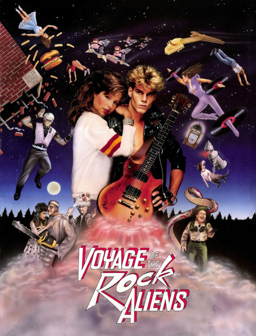 Voyage Of Rock Aliens 02 Poster Canvas Movie Film Print A0 A1 A2 A3 A4 A5 A6 Art