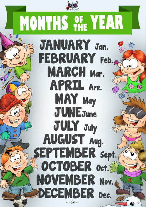 months Poster Canvas Movie Film Print A0 A1 A2 A3 A4 A5 A6 Art Wall Decoration