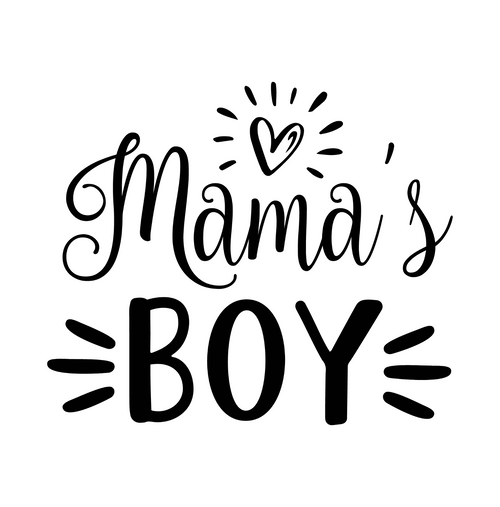 Mamas Boy-01 Sarcastic Poster Canvas Print A0 A1 A2 A3 A4 A5 A6 Art Wall Decorat