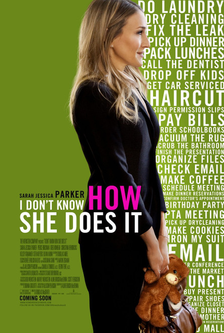 I Don_t Know How She Does It (2011)_1 Poster Canvas Movie Film Print A0 A1 A2 A3