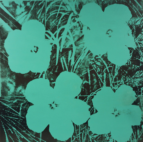 Andy Warhol - Ten-Foot Flowers Poster Canvas Print Art Painting Decor Reprint wa