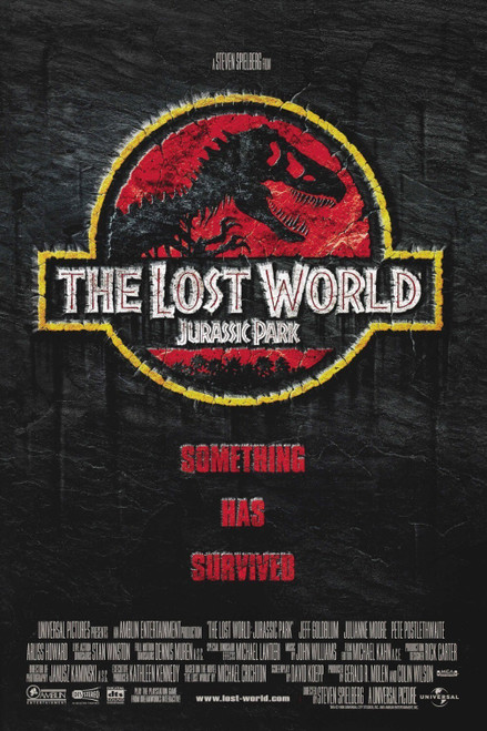 The Lost World_ Jurassic Park (1997)_2 Poster Canvas Movie Film Print A0 A1 A2 A