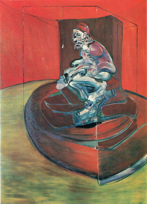 Francis Bacon - Study from the Portrait of Innocent X Poster Canvas Movie Film P Francis Bacon - Study from the Portrait of Innocent X Poster Canvas Movie Film P