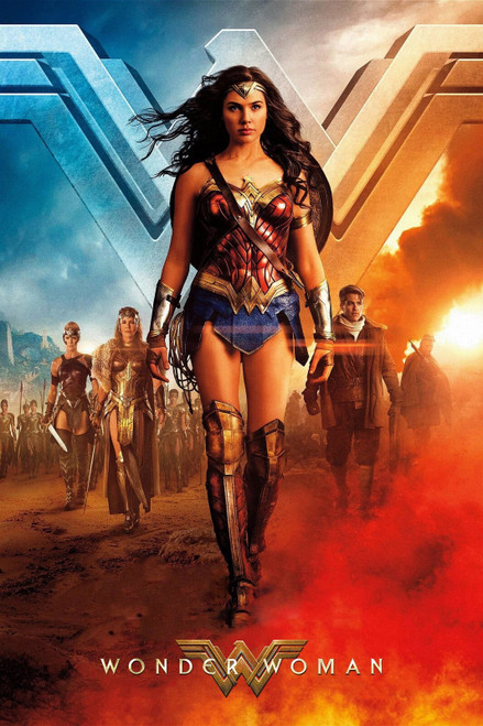 Wonder Woman 2 (1) Poster Canvas Movie Film Print A0 A1 A2 A3 A4 A5 A6 Art Wall