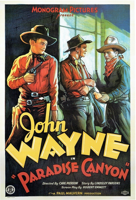 Paradise Canyon-1935 small Poster Canvas Movie Film Print A0 A1 A2 A3 A4 A5 A6 A