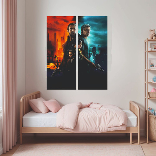 Blade runner mockup Poster Canvas Movie Film Print A0 A1 A2 A3 A4 A5 A6 Art Wall