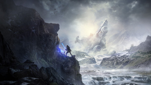 star_wars_jedi_fallen_order-3840x2160 Poster Canvas Movie Film Print A0 A1 A2 A3