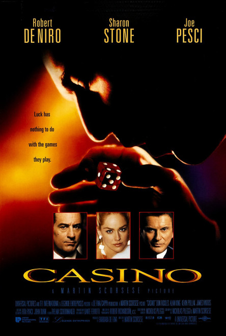 Casino (1995)_2 Movie Film Poster Canvas iconic design