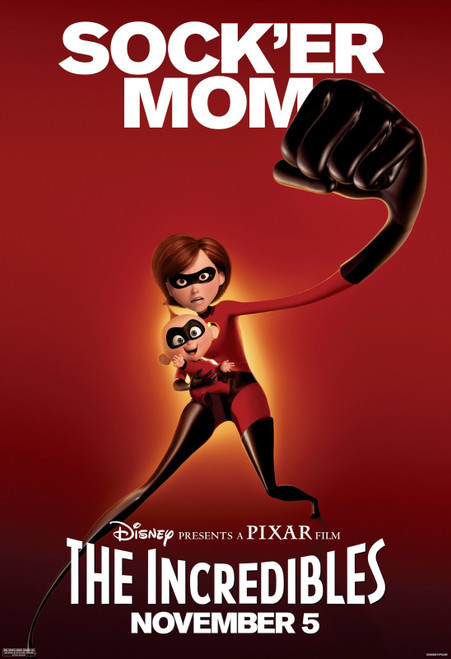 The Incredibles (2004)_8 Poster Canvas Movie Film Print A0 A1 A2 A3 A4 A5 A6 Art