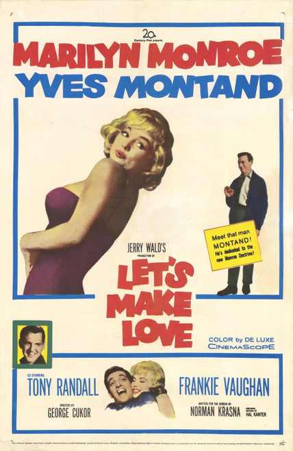 Let_s Make Love (1960)_0 Poster Canvas Movie Film Print A0 A1 A2 A3 A4 A5 A6 Art