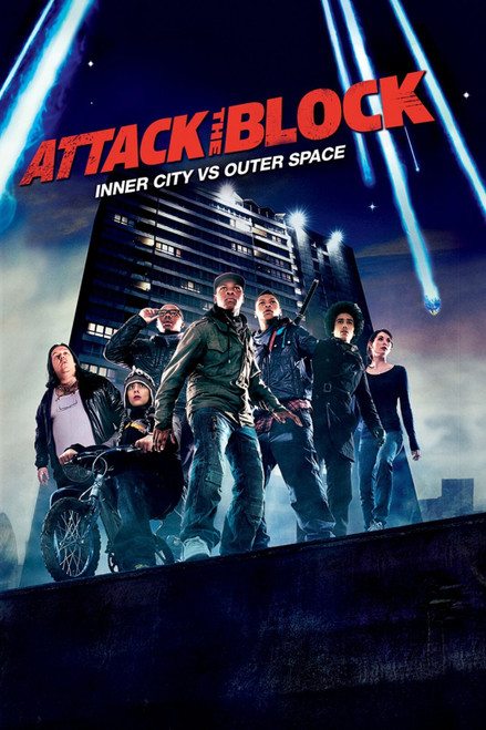 ATTACK THE BLOCK (2011) 5 Poster Canvas Movie Film Print A0 A1 A2 A3 A4 A5 A6 Ar