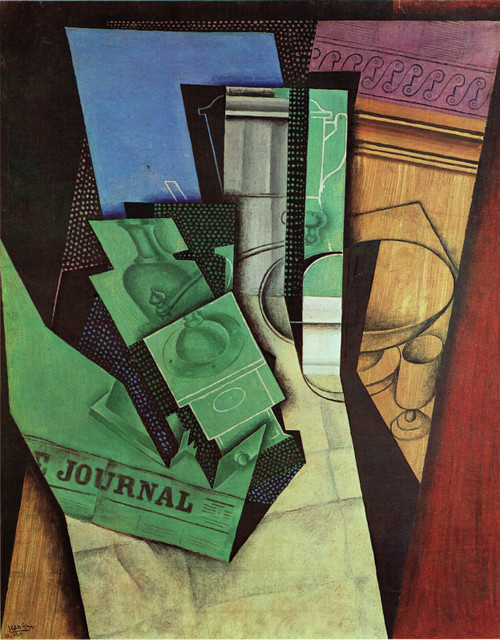 Juan Gris - The breakfast Poster Canvas Movie Film Print A0 A1 A2 A3 A4 A5 A6 Ar