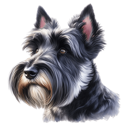 126 Scottish Terrier Poster Canvas Movie Film Print A0 A1 A2 A3 A4 A5 A6 Art Wal