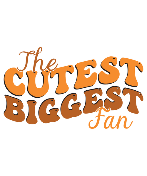 The Cutest Biggest Fan-01 (2) Poster Canvas Movie Film Print A0 A1 A2 A3 A4 A5 A