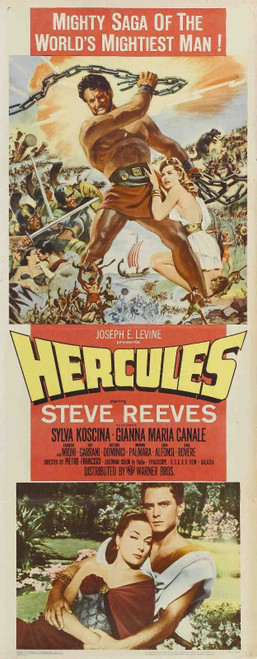 Hercules 1958 03 Poster Canvas Movie Film Print A0 A1 A2 A3 A4 A5 A6 Art Wall De