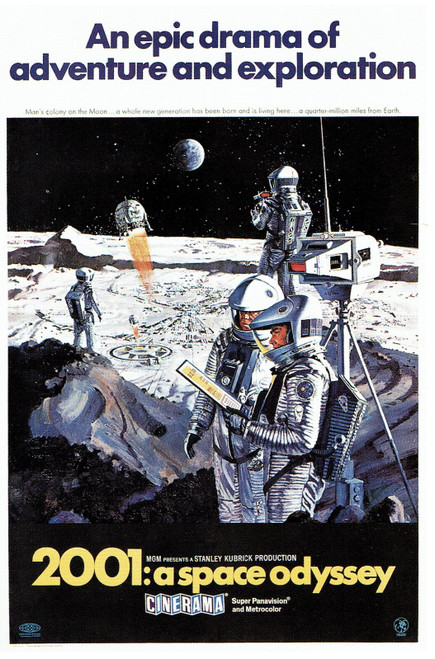2001 A space Odyssey (3) -Us- 1968 Poster Canvas Movie Film Print A0 A1 A2 A3 A4