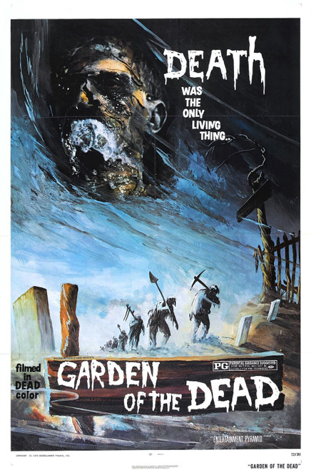 Garden Of The Dead 01 Poster Canvas Movie Film Print A0 A1 A2 A3 A4 A5 A6 Art Wa