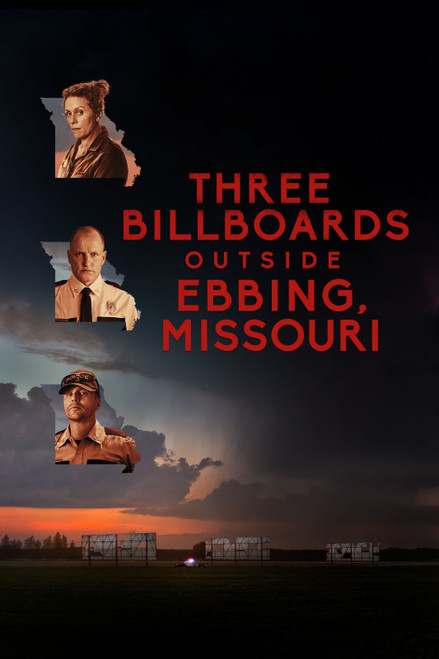 Three Billboards Outside Ebbing, Missouri 1 Poster Canvas Movie Film Print A0 A
